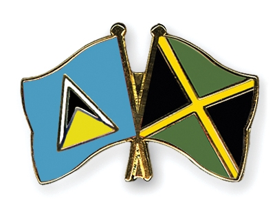 Fahnen Pins St-Lucia Jamaika