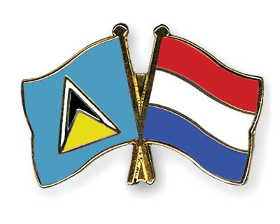 Fahnen Pins St-Lucia Niederlande