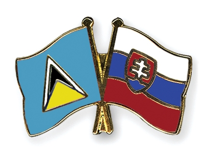 Fahnen Pins St-Lucia Slowakei