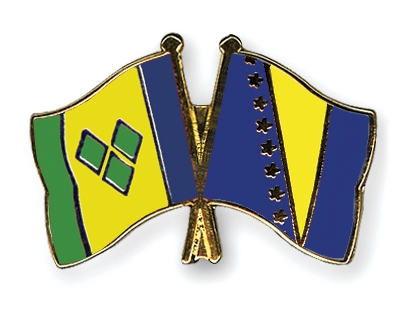 Fahnen Pins St-Vincent-und-die-Grenadinen Bosnien-und-Herzegowina