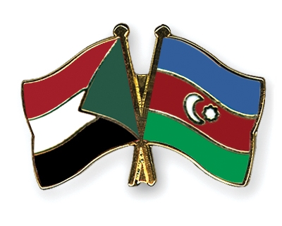 Fahnen Pins Sudan Aserbaidschan