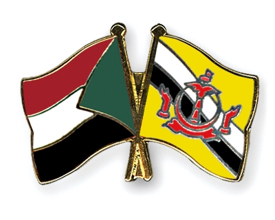 Fahnen Pins Sudan Brunei-Darussalam
