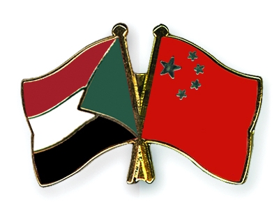 Fahnen Pins Sudan China