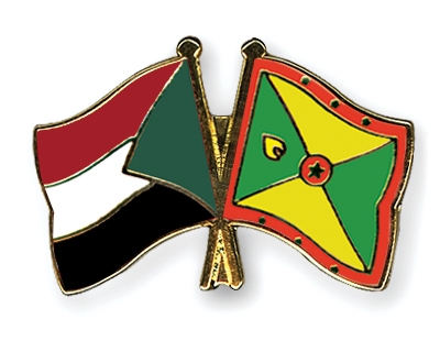 Fahnen Pins Sudan Grenada