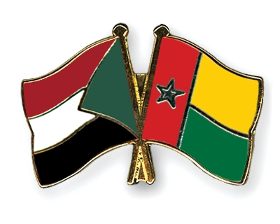 Fahnen Pins Sudan Guinea-Bissau