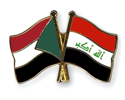 Fahnen Pins Sudan Irak