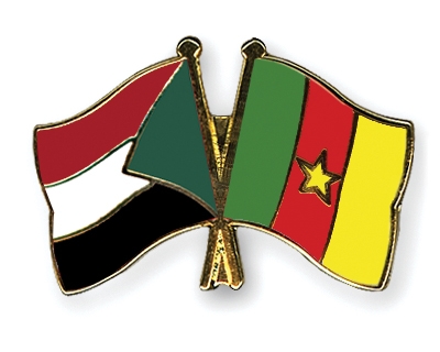 Fahnen Pins Sudan Kamerun