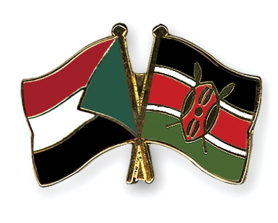 Fahnen Pins Sudan Kenia