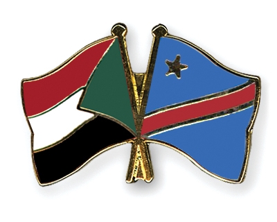 Fahnen Pins Sudan Kongo-Demokratische-Republik