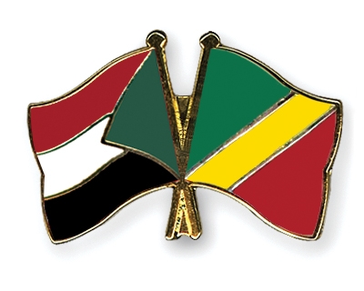 Fahnen Pins Sudan Kongo-Republik