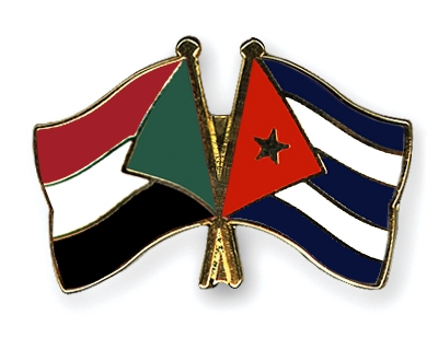 Fahnen Pins Sudan Kuba