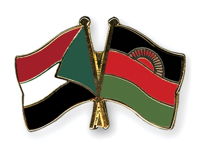 Fahnen Pins Sudan Malawi