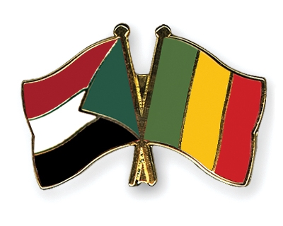 Fahnen Pins Sudan Mali
