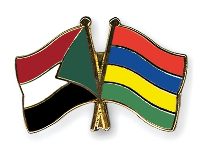 Fahnen Pins Sudan Mauritius