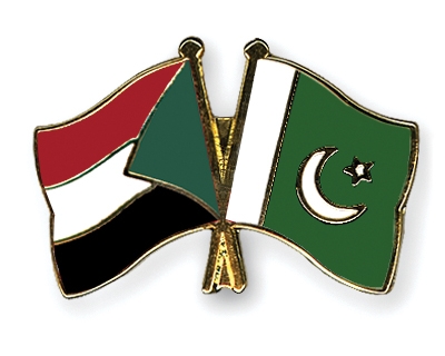Fahnen Pins Sudan Pakistan