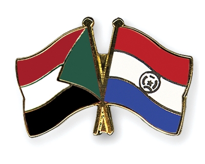 Fahnen Pins Sudan Paraguay