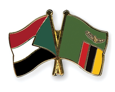 Fahnen Pins Sudan Sambia