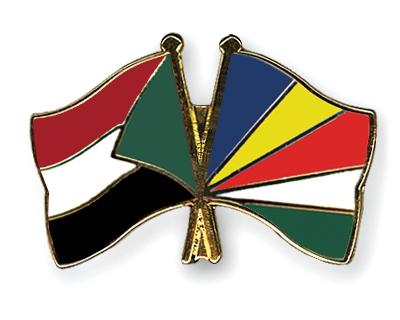 Fahnen Pins Sudan Seychellen