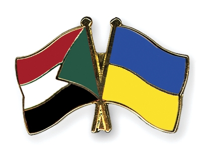 Fahnen Pins Sudan Ukraine