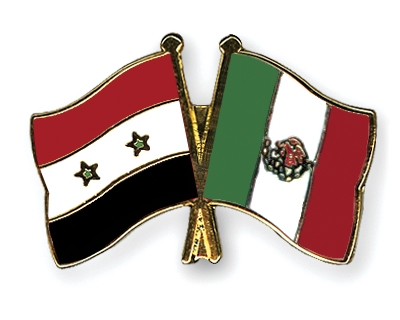 Fahnen Pins Syrien Mexiko