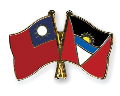 Fahnen Pins Taiwan Antigua-und-Barbuda