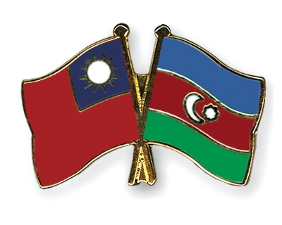 Fahnen Pins Taiwan Aserbaidschan