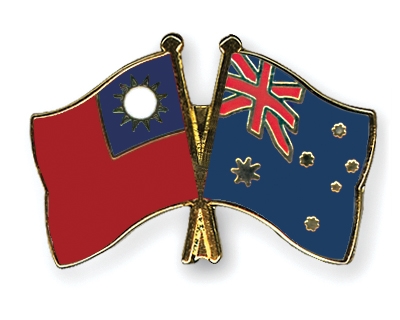 Fahnen Pins Taiwan Australien