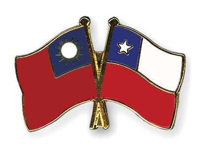 Fahnen Pins Taiwan Chile