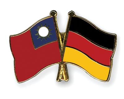 Fahnen Pins Taiwan Deutschland