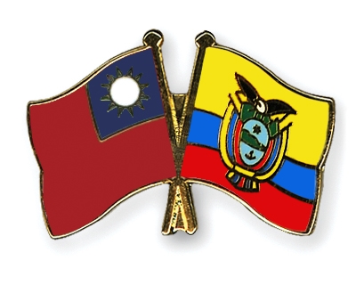 Fahnen Pins Taiwan Ecuador