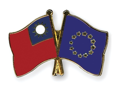 Fahnen Pins Taiwan Europa