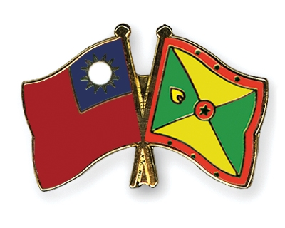 Fahnen Pins Taiwan Grenada