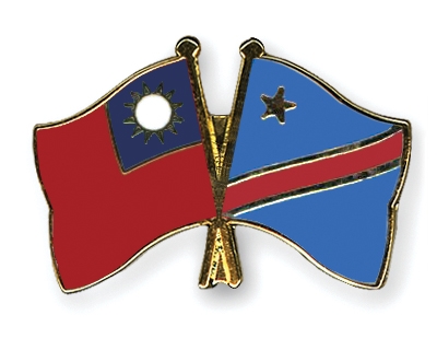 Fahnen Pins Taiwan Kongo-Demokratische-Republik