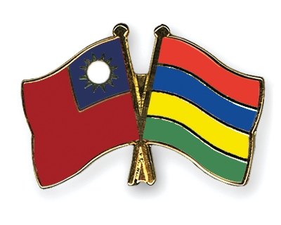 Fahnen Pins Taiwan Mauritius