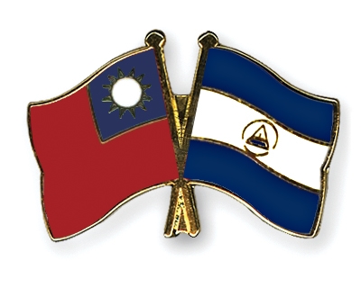 Fahnen Pins Taiwan Nicaragua