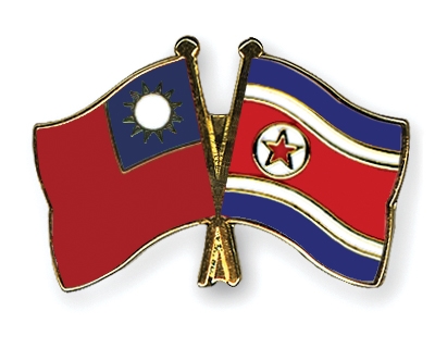 Fahnen Pins Taiwan Nordkorea