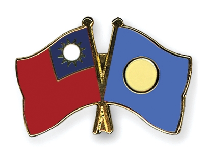 Fahnen Pins Taiwan Palau