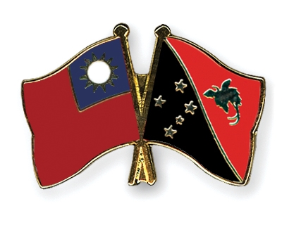 Fahnen Pins Taiwan Papua-Neuguinea