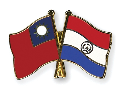 Fahnen Pins Taiwan Paraguay