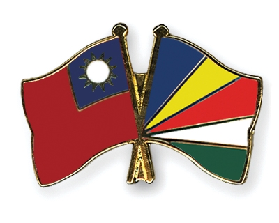 Fahnen Pins Taiwan Seychellen