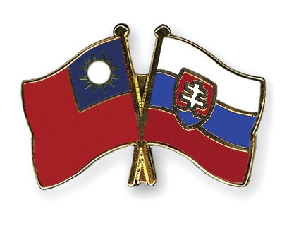 Fahnen Pins Taiwan Slowakei