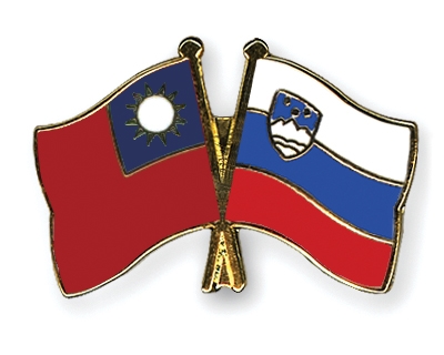 Fahnen Pins Taiwan Slowenien