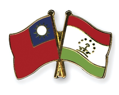 Fahnen Pins Taiwan Tadschikistan