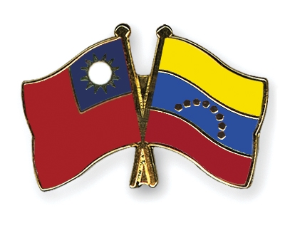 Fahnen Pins Taiwan Venezuela