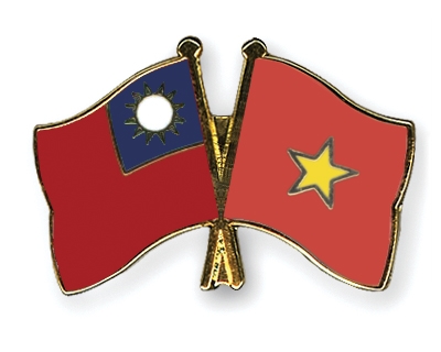 Fahnen Pins Taiwan Vietnam