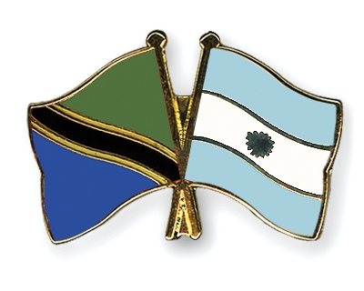 Fahnen Pins Tansania Argentinien