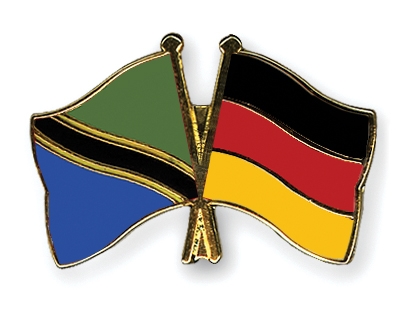 Fahnen Pins Tansania Deutschland