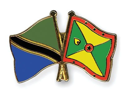 Fahnen Pins Tansania Grenada