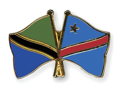Fahnen Pins Tansania Kongo-Demokratische-Republik