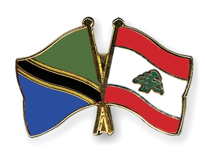 Fahnen Pins Tansania Libanon